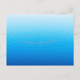 Abstracte cirkelvormige rimpel briefkaart