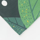 Abstracte citroen: moderne kunst naadloos. fleece deken (Hoek)
