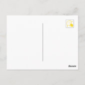 Abstracte citroenillustratie - Fresh Citrus Art Briefkaart (Achterkant)