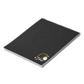 Abstracte citroenillustratie - Fresh Citrus Art Notitieblok (Linkerzijde)