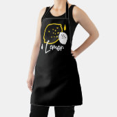 Abstracte citroenillustratie - Fresh Citrus Art Schort (Insitu)