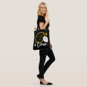 Abstracte citroenillustratie - Fresh Citrus Art Tote Bag (Op model)
