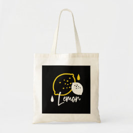 Abstracte citroenillustratie - Fresh Citrus Art Tote Bag