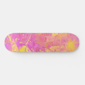 Abstracte Citrus Burst Persoonlijk Skateboard (Horizontaal)
