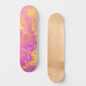 Abstracte Citrus Burst Persoonlijk Skateboard (Voorkant)