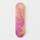 Abstracte Citrus Burst Persoonlijk Skateboard (Voorkant)