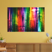 Abstracte Cityscape Canvas Afdruk (Insitu (Woonkamer))
