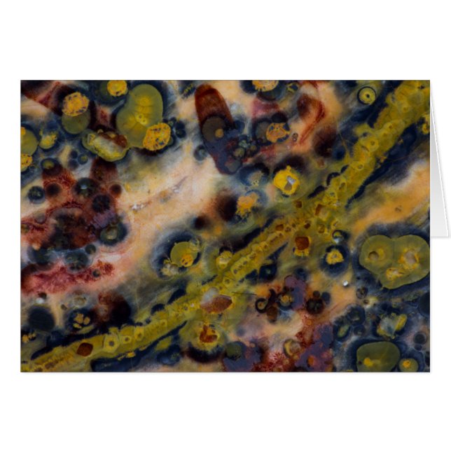 Abstracte close-up van Ocean Jasper (Voorkant Horizontaal)