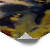 Abstracte close-up van Ocean Jasper Poster (Hoek)