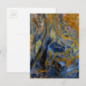 Abstracte close-up van Pietersite Briefkaart (Voorkant / Achterkant)