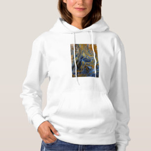 Abstracte close-up van Pietersite Hoodie