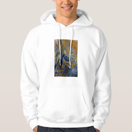 Abstracte close-up van Pietersite Hoodie (Voorkant)