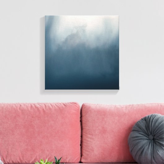 Abstracte cloud-achtergrond canvas afdruk (Insitu (Woonkamer))