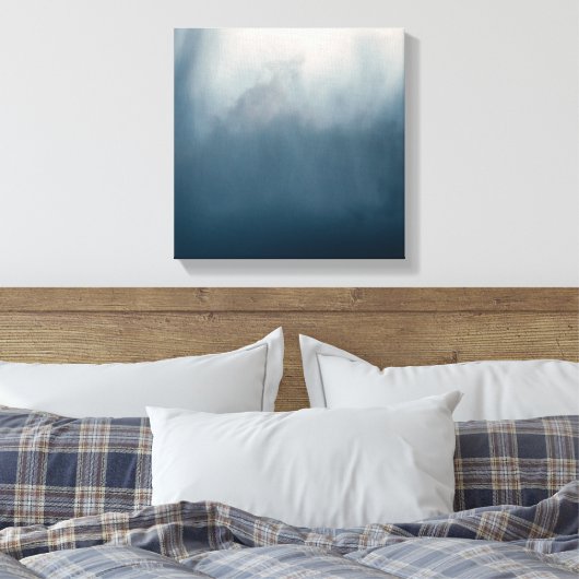 Abstracte cloud-achtergrond canvas afdruk (Insitu (Slaapkamer))