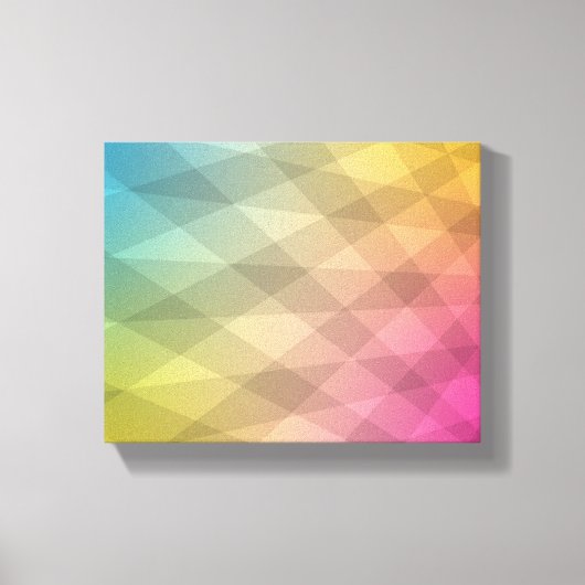 Abstracte CMYK-illustraties Canvas Afdruk (Voorkant)