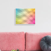 Abstracte CMYK-illustraties Canvas Afdruk (Insitu (Woonkamer))