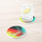 Abstracte coaster zandsteen onderzetter (Zijkant)