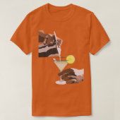 Abstracte cocktail t-shirt (Design voorkant)