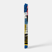 Abstracte Collage iPhone 15 Case (Linkerkant)