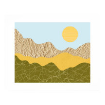 Abstracte Collage Landschap