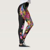 abstracte cologe florale legginen leggings (Rechts)