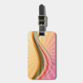 ABSTRACTE COLORS BAG LABEL SJABLOON BAGAGELABEL (Voorkant verticaal)