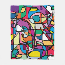 Abstracte Colors Blanket