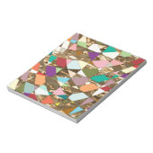 Abstracte Colors Gold Foil-scrapbook Notitieblok (Linkerzijde)