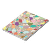 Abstracte Colors Gold Scrapbook-papier Notitieblok (Linkerzijde)