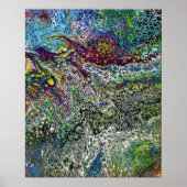 Abstracte Colour Study 53, door Kathleen Kost, 201 Poster (Voorkant)