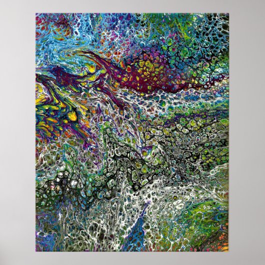 Abstracte Colour Study 53, door Kathleen Kost, 201 Poster (Voorkant)