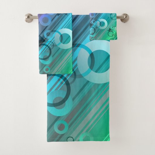Abstracte compositie bad handdoek (Insitu)