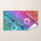 Abstracte compositie bad handdoek (Handdoek)