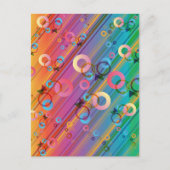 Abstracte compositie feestdagenkaart (Voorkant)