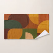 Abstracte Compositie in Mid-Century Modern Stijl Bad Handdoek (Handdoek)