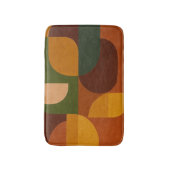 Abstracte compositie in mid-century modern stijl badmat (Voorkant Verticaal)