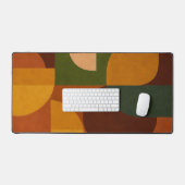 Abstracte Compositie in Mid-Century Modern Stijl Bureaumat (Keyboard & Muis)