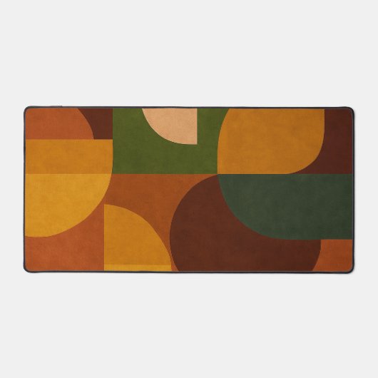 Abstracte Compositie in Mid-Century Modern Stijl Bureaumat (Voorkant)