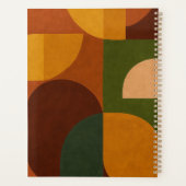 Abstracte Compositie in Mid-Century Modern Stijl Planner (Achterkant)