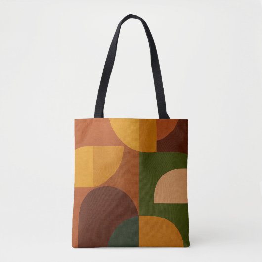 Abstracte Compositie in Mid-Century Modern Stijl Tote Bag (Voorkant)