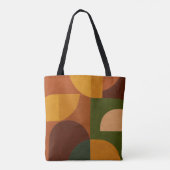 Abstracte Compositie in Mid-Century Modern Stijl Tote Bag (Achterkant)
