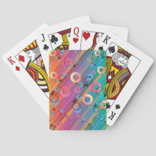 Abstracte compositie pokerkaarten