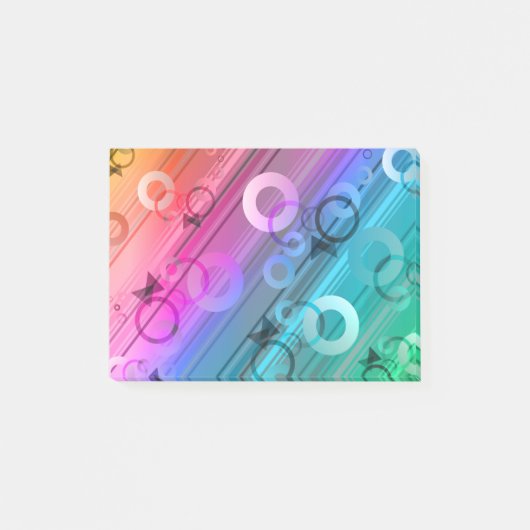 Abstracte Compositie Post-it® Notes (Voorkant)