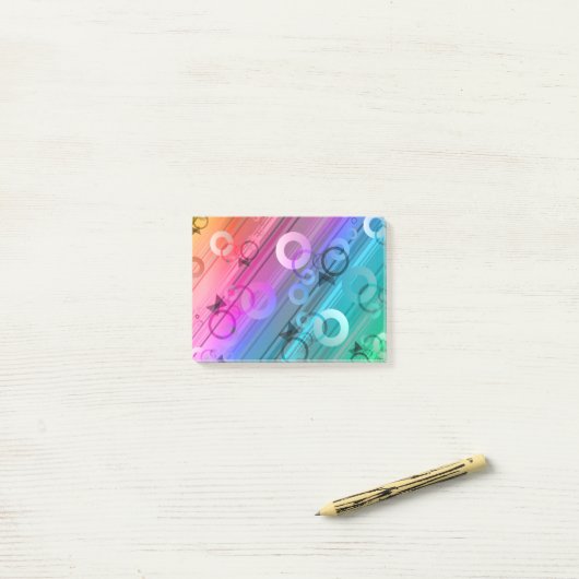 Abstracte Compositie Post-it® Notes (Op bureau)