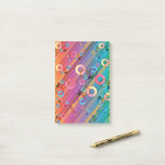 Abstracte Compositie Post-it® Notes (Op bureau)