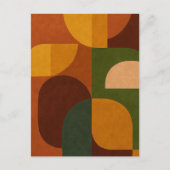 Abstracte Compositie uit het Midden van de 20e Eeu Briefkaart (Voorkant)