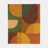 Abstracte Compositie uit het Midden van de 20e Eeu Fleece Deken (Voorkant)
