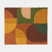 Abstracte Compositie uit het Midden van de 20e Eeu Fleece Deken (Voorkant (Horizontaal))