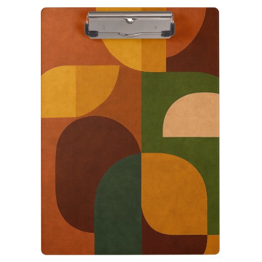 Abstracte Compositie uit het Midden van de 20e Eeu Klembord (Voorkant)