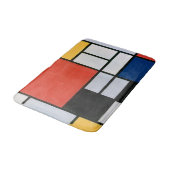 Abstracte compositie van Piet Mondriaan Badmat (Gekanteld)
